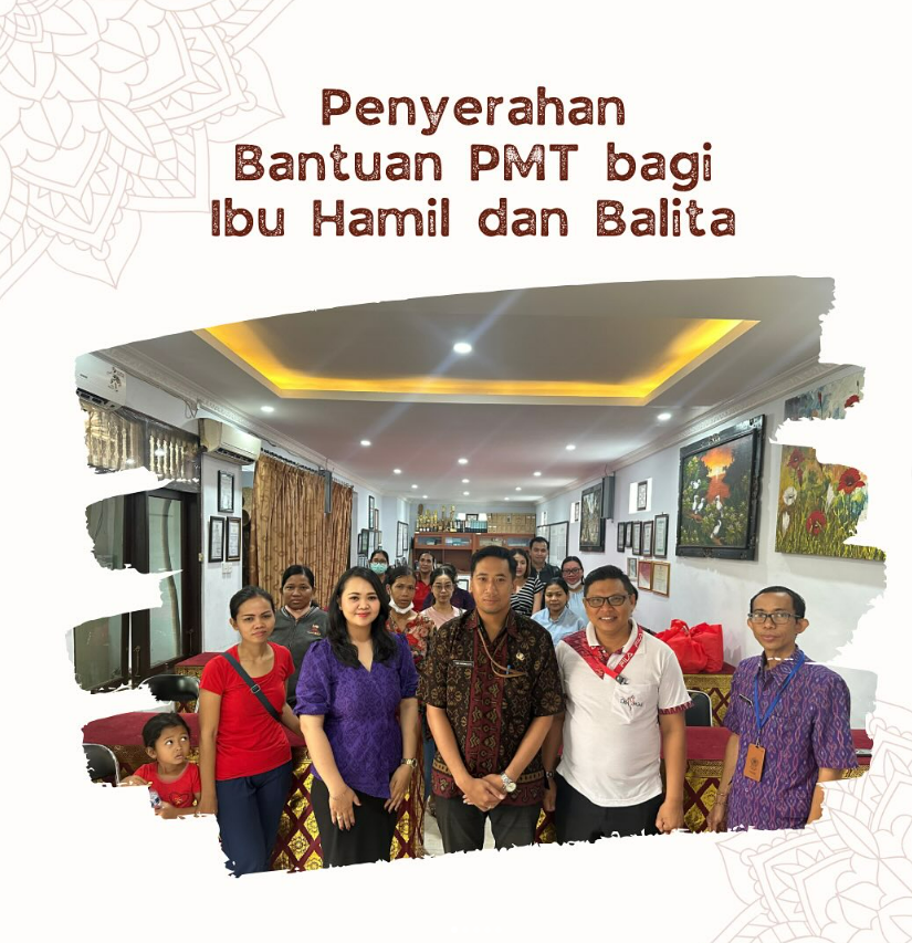 PENYERAHAN BANTUAN PMT BAGI IBU HAMIL DAN BALITA