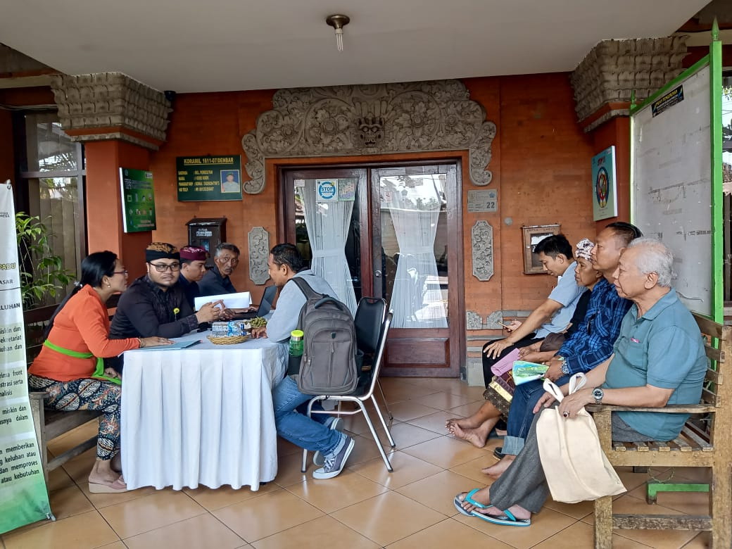 Kegiatan Verifikasi Kepemilikan dan Penguasaan Tanah di Kelurahan Pemecutan 