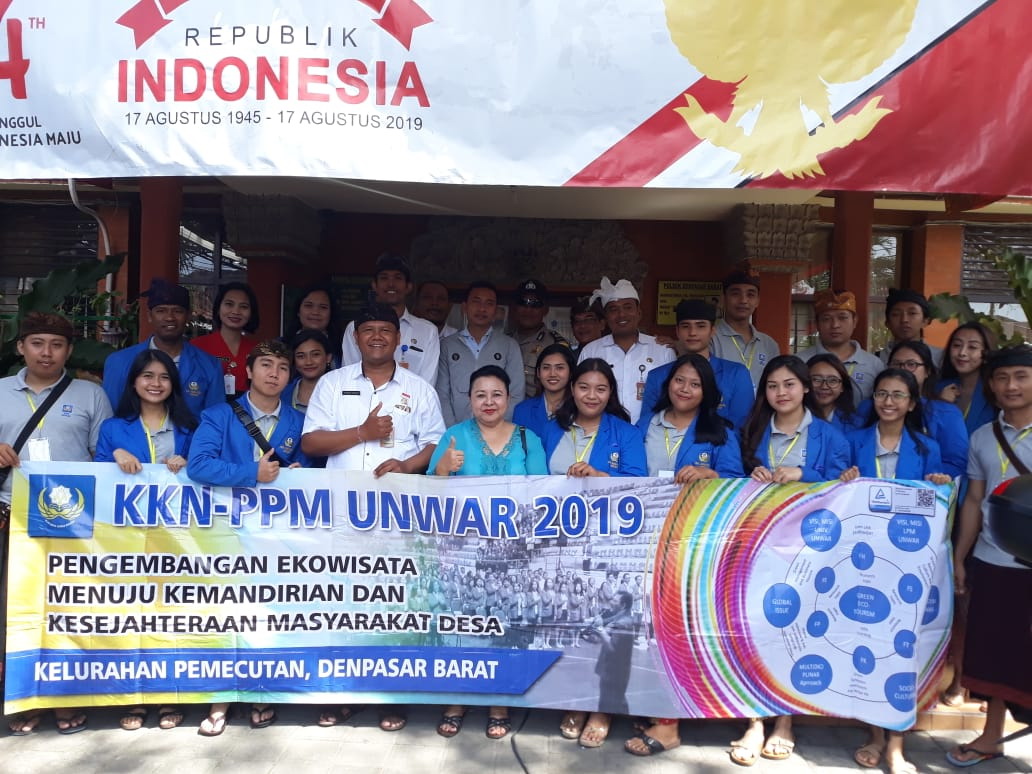 Penerimaan Peserta KKN-PPM Mahasiswa Universitas Warmadewa Tahun 2019 di Kelurahan Pemecutan 