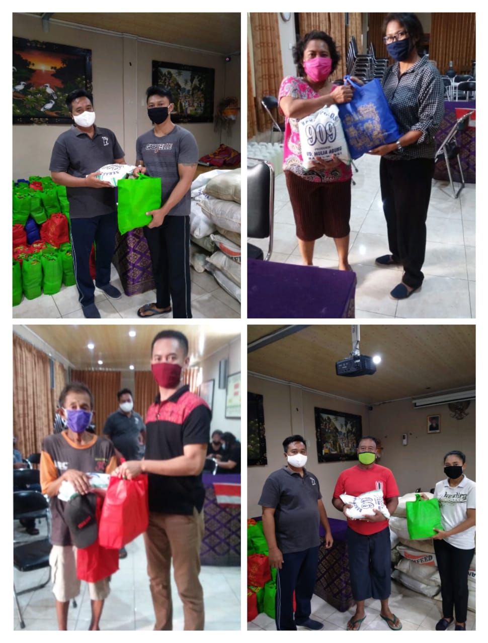 Penyaluran Sembako Warga Kurang Mampu dan Warga Terdampak Covid 19